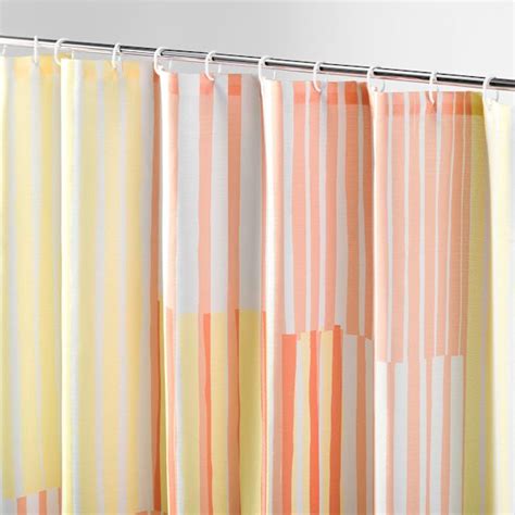 13-Piece Lane Yellow Multi Stripe Shower Curtain Set, 70x72