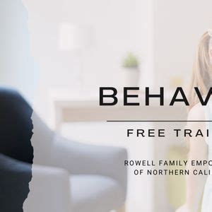 Behavior Interventions Part 1, Rowell Family Empowerment of Northern ...