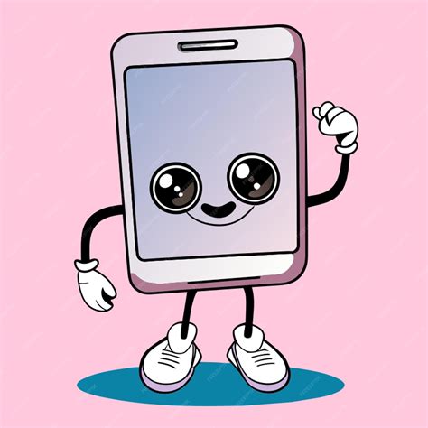 Mobile Phone Cartoon 的图像结果