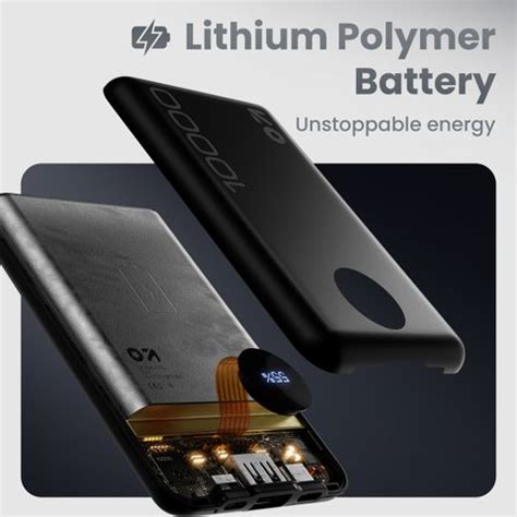 GOBOULT Ampvault V10 10000 mAh 22.5 W Compact Pocket Size Power Bank ...