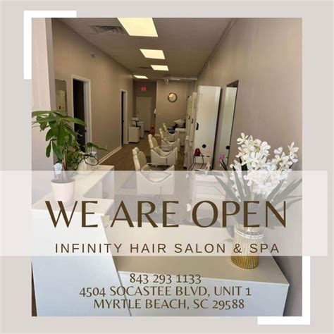 Infinity hair salon & spa ,4504 socastee boulivard unit I mytle beach ...