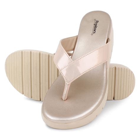 Light Rose Gold Comfort Slip on Wedges N21255 - Pepitoes