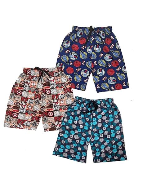 Buy Boys Printed Cotton Bermuda for Boys & Girls | 100% Cotton Shorts ...