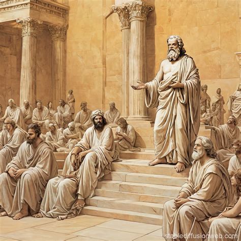 Socrates on Trial | Stable Diffusion Online