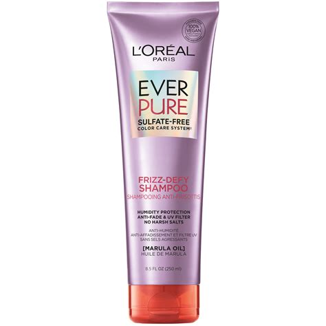 L'Oreal Paris EverPure Sulfate Free Frizz Defy Shampoo, 8.5 fl. oz ...