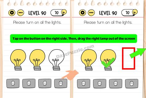 Brain Test Level 90 Please turn on all the lights