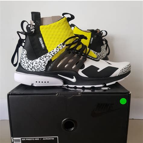 Jual Acronym x Nike Air Presto Mid Dynamic Yellow (BNIB) | Shopee Indonesia
