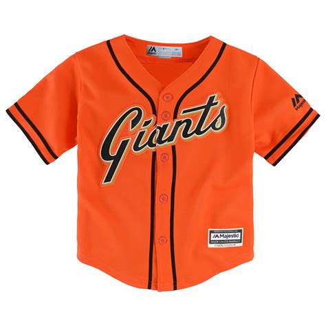 San Francisco Giants Baby Orange Jersey - Detroit Game Gear
