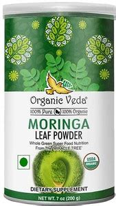Organic Veda Moringa Leaf Powder 7 oz (200 g) Price in India - Buy ...