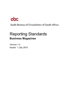 Fillable Online abc org South African Standards and Practice Statements ...