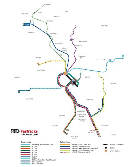 Navigating The Rails: A Comprehensive Guide To The RTD Train Map ...
