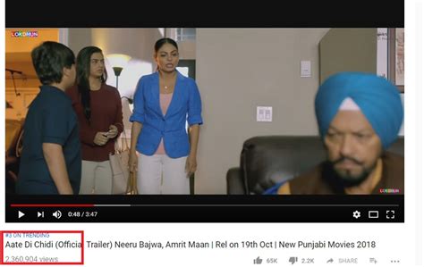 'ਆਟੇ ਦੀ ਚਿੜੀ' ਦਾ ਟਰੇਲਰ ਆਊਟ ਹੁੰਦਿਆਂ ਹੀ ਛਾਇਆ ਟ੍ਰੈਂਡਿੰਗ 'ਚ (ਵੀਡੀਓ) - aate ...