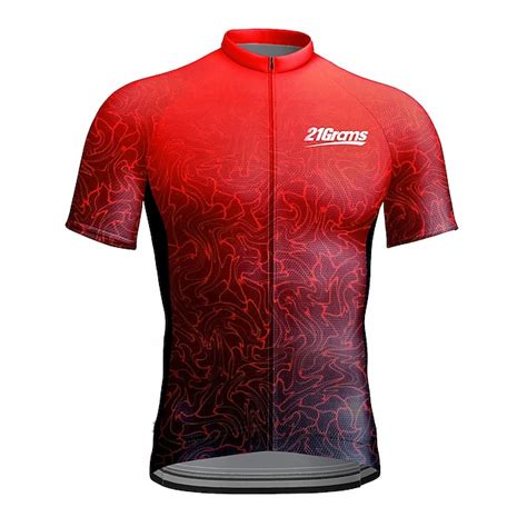 Men's Cycling Jersey Graphic Short Sleeve Bike Jersey Top with 3 Rear ...