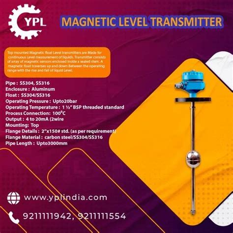 Level Transmitter - MAGNETIC LEVEL TRANSMITTER (YPL-MLT20) Manufacturer ...