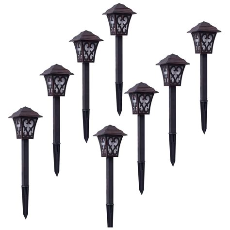 Malibu 8 Pack LED Pathway Lights, 1W Outdoor Landscape Lighting, Low ...