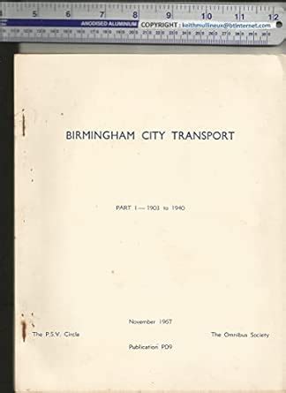 Fleet History: Birmingham City Transport: PD24 : The PSV Circle ...
