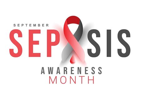 Sepsis awareness month background banner card poster template vector ...