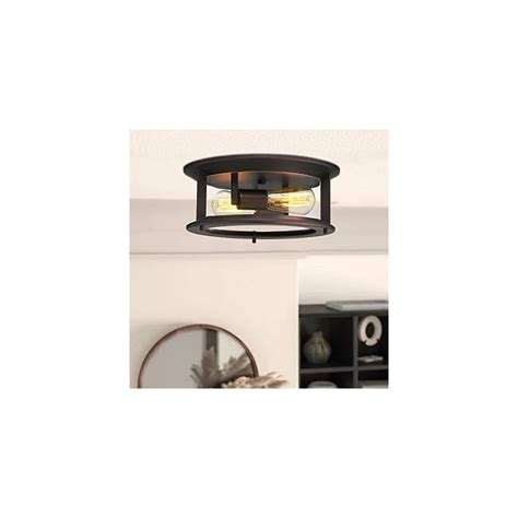 Buy Emliviar Ceiling Light Fixture 12 Inch, Farmhouse Flush Mount ...