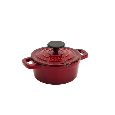 Smith and Clark Smith & Clark - Round Enamel Cast Iron Dutch Oven ...
