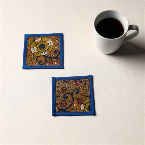 Wooden Coasters - Buy Handmade Wooden Table Coasters Set Online | iTokri