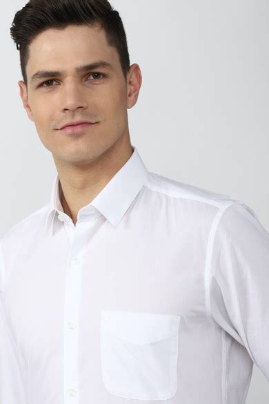 Buy Men White Regular Fit Formal Full Sleeves Formal Shirt Online ...