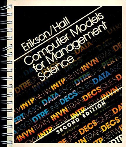 Buy Computer Models for Management Science Book Online at Low Prices in ...