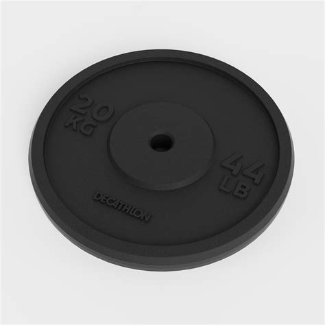 Weight Training 20 kg 28 mm Partly Recycled Cast Iron Plate