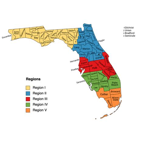 Regions and Districts – Florida FCCLA