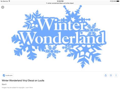 Winter Wonderland Clip Art Black And White