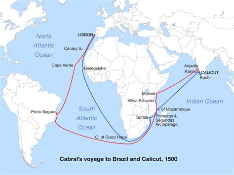 Lo Que Pasó en la Historia: March 9: Pedro Alvares Cabral sailed from ...