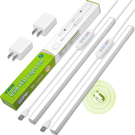 Buy GEHUAY Under Cabinet Lights Plug in - 14 inch Magnetic Cabinet ...