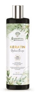 AR ESSENTIAL PROFESSIONAL Keratin Hyaluronic Shampoo 250ml Sulphate ...