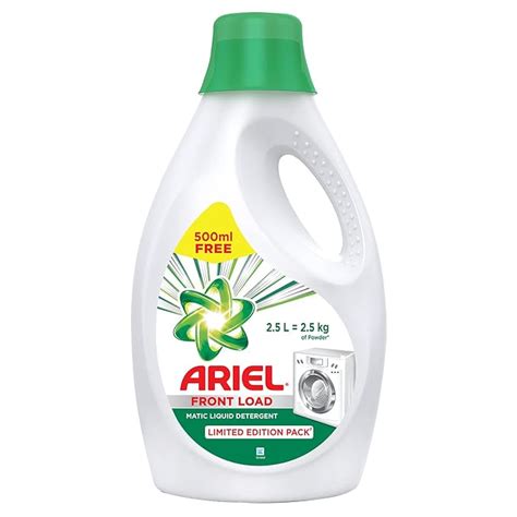Ariel Matic Liquid Detergent Front Load 2 Ltr + 500ml Free : Amazon.in ...