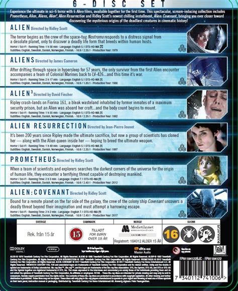 Alien 6 Film Collection Blu-ray Steelbook Unboxing 的图像结果