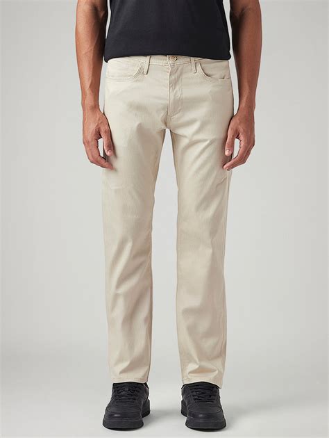 Men's 513 Beige Slim Straight Fit Mid Rise Chinos – Levis India Store