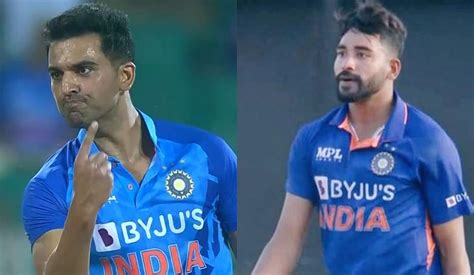 "They will have to choose between Mohammed Siraj and Deepak Chahar ...
