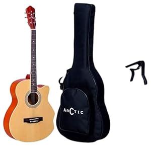 ARCTIC Vigor Acoustic Guitar package with 39 inches folk steel string ...