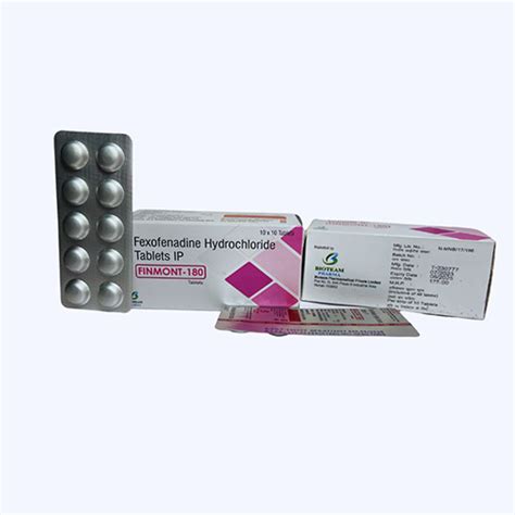 FINMONT-180 Tablets Bioteam Pharmaceutical Pvt. Ltd.