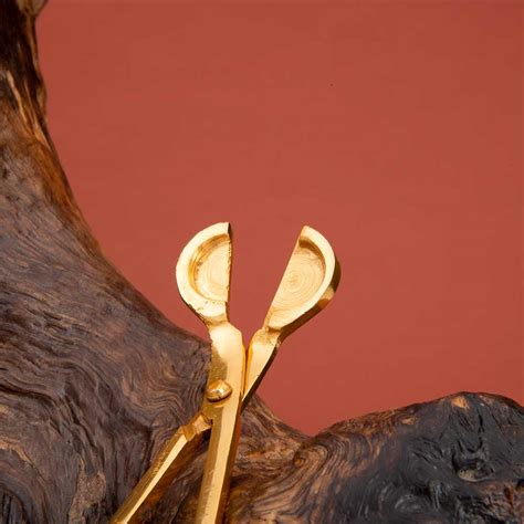 Buy Brass Candle Wick Trimmer Online, Golden | Wick Cutter Scissor