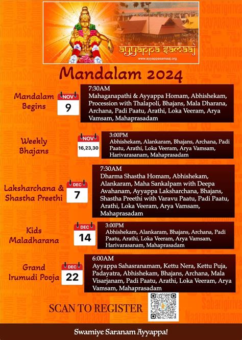 Mandalam Mahotsavam 2024 Weekly Bhajans, SVCCTemple, Fremont, 23 ...