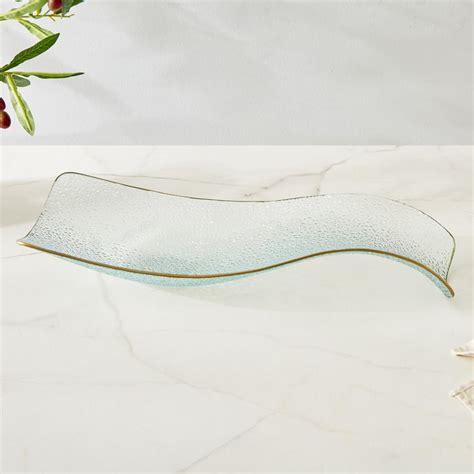 Buy Abaco Barney Glass Serving Platter - 40x15x4.5cm from Home Centre ...