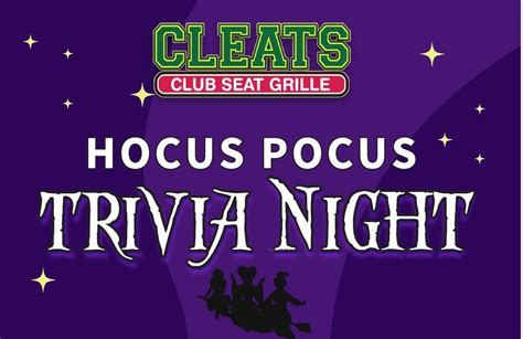 Hocus Pocus Team Trivia , 602 South St, Chardon, OH, United States ...
