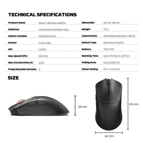 FANTECH WGC5S BLAKE S DUAL MODE لاسلكي جيمنج ماوس أبيض اللون | الاردن