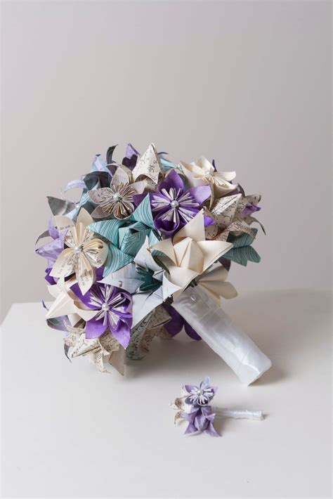 Origami Bridal Bouquet - Origami Template