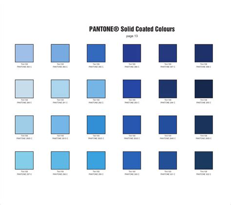 Image result for Pittsburgh Blue Color Chart