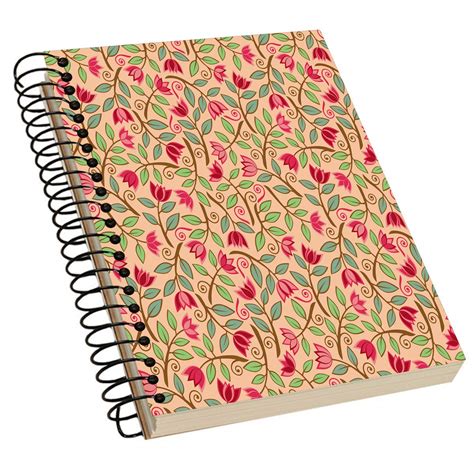 Art Decor Spiral Bound Notebook, Single Rule Notebook, Size : A5 ...