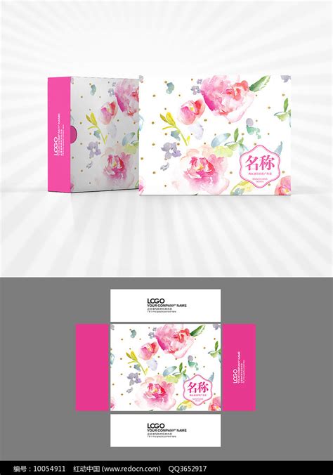 粉色花朵包装设计图片素材_包装盒图片_包装图片_第11张_红动中国