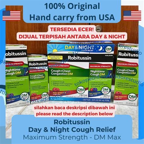 Jual Robitussin Maximum Strength Cough + Chest Congestion DM - Daytime ...