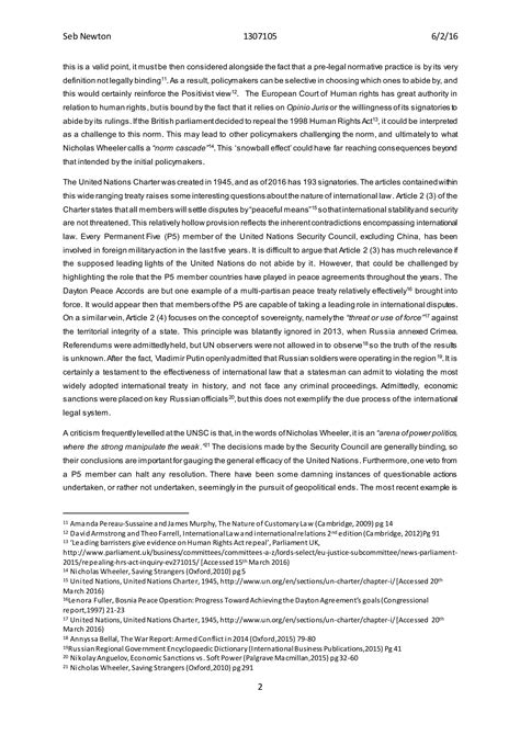 International law is simply an instrument for policymakers | DOCX