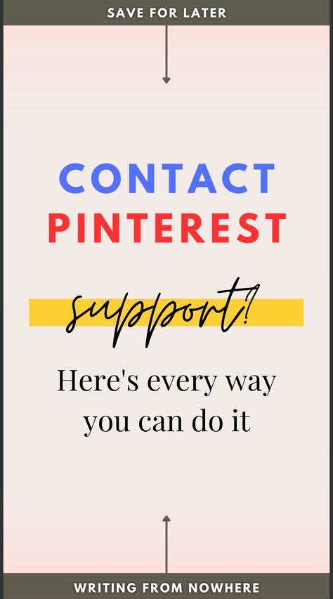 Pinterest Contact Information For Creators